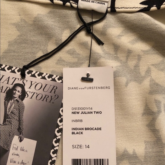 DIane von Furstenberg - jersey/silk wrap dress - Picture 6 of 8